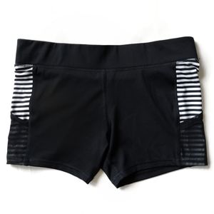 SOLD - Champion black & white compression shorts